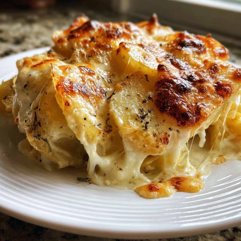 Kartoffelgratin mit Sahne