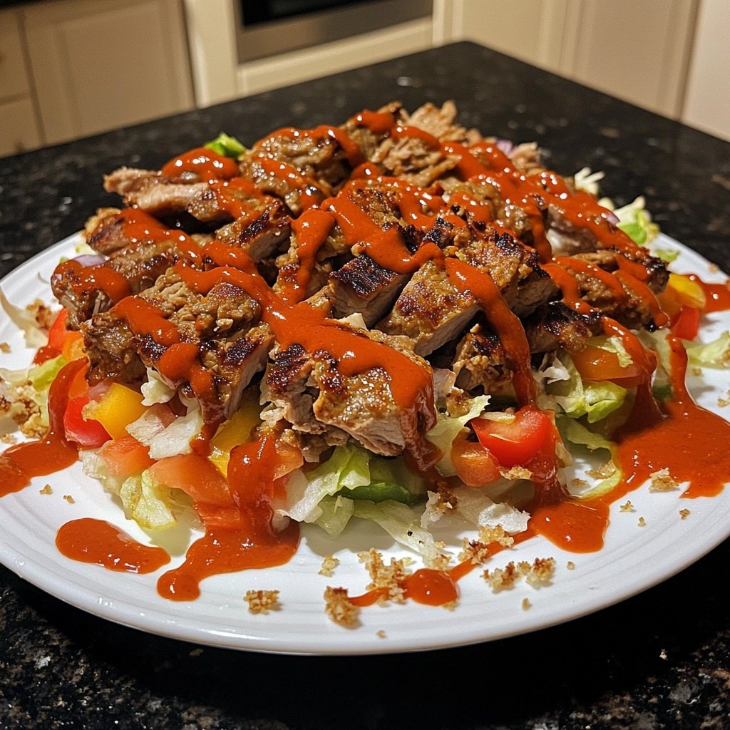 Klassischer Döner Kebab wie vom Imbiss