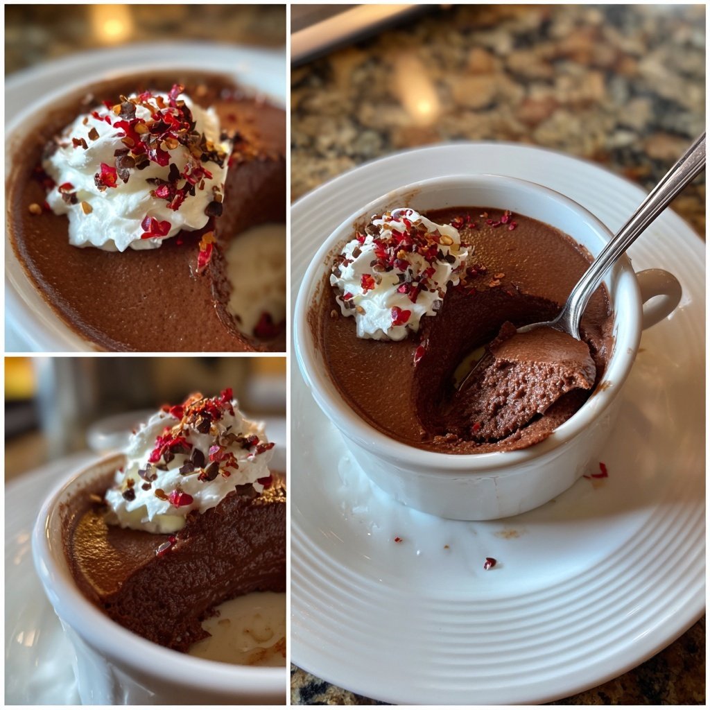 Schokoladenmousse mit Chili