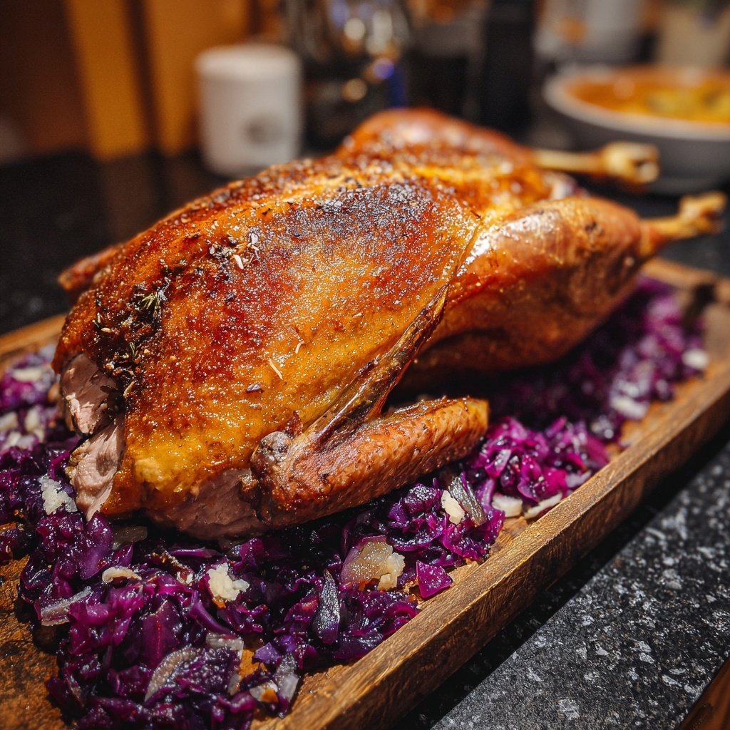 Saisonal & Festlich Weihnachtsgans mit Rotkohl