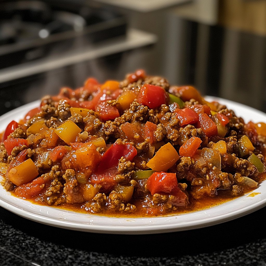 Hackfleisch Tomaten Pfanne