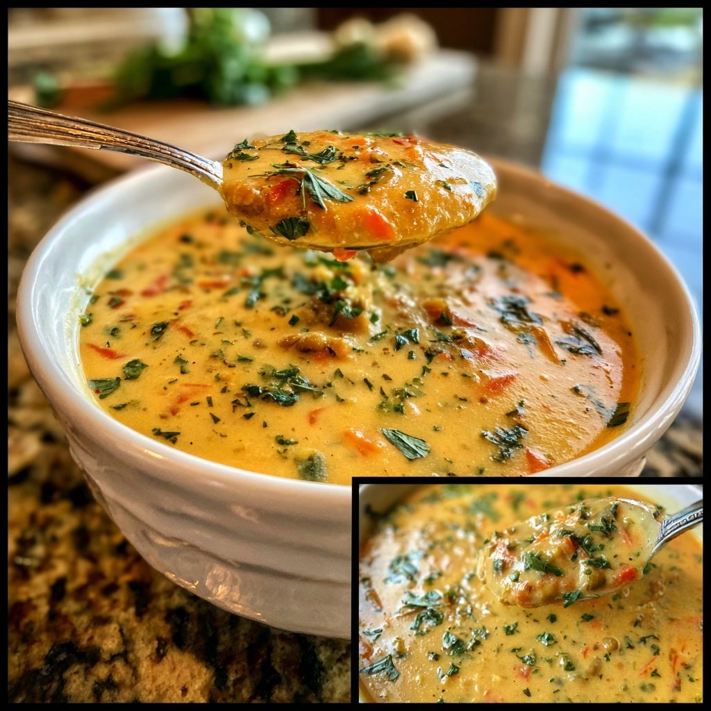 Linsensuppe mit Kokosmilch