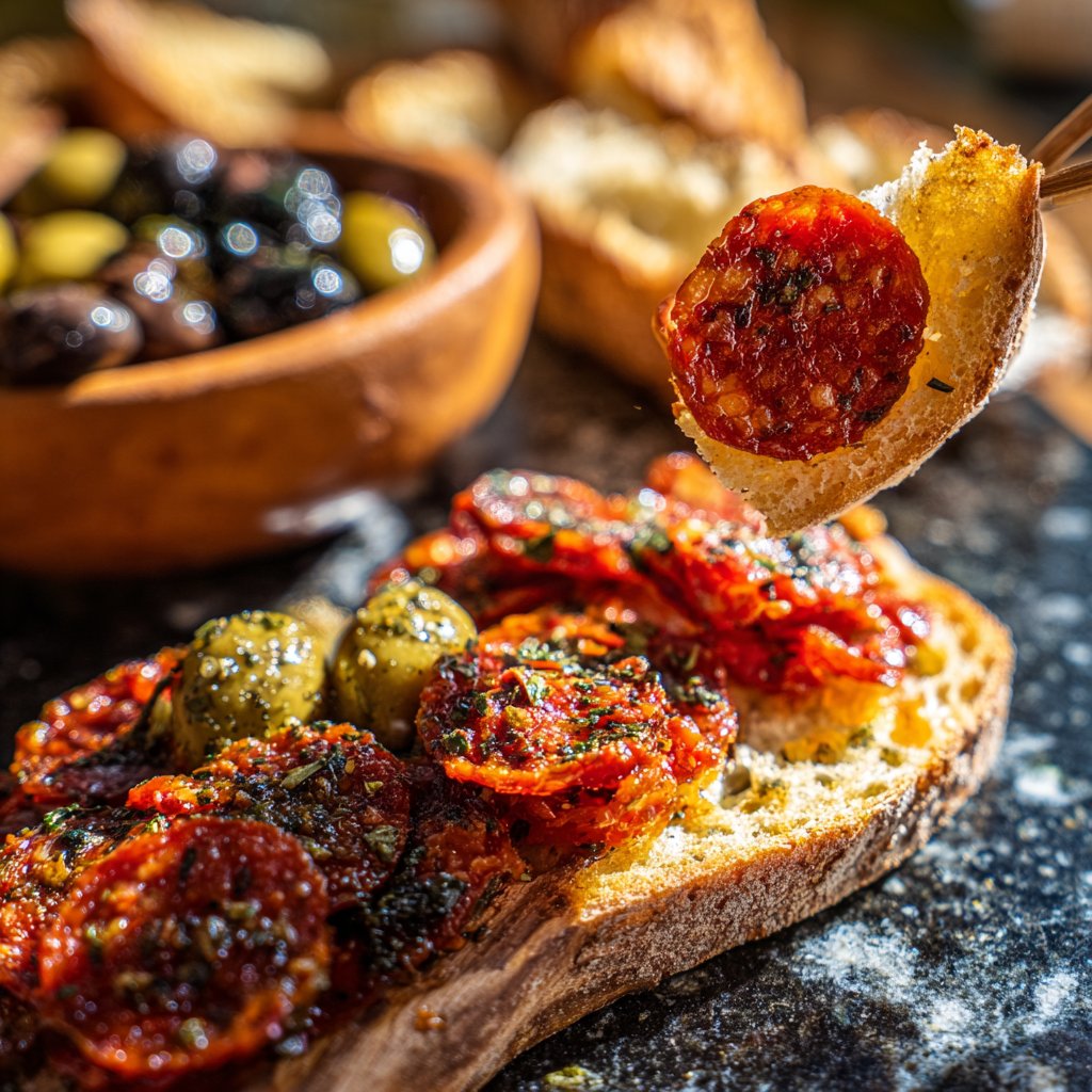 Romantische Tapas-Auswahl