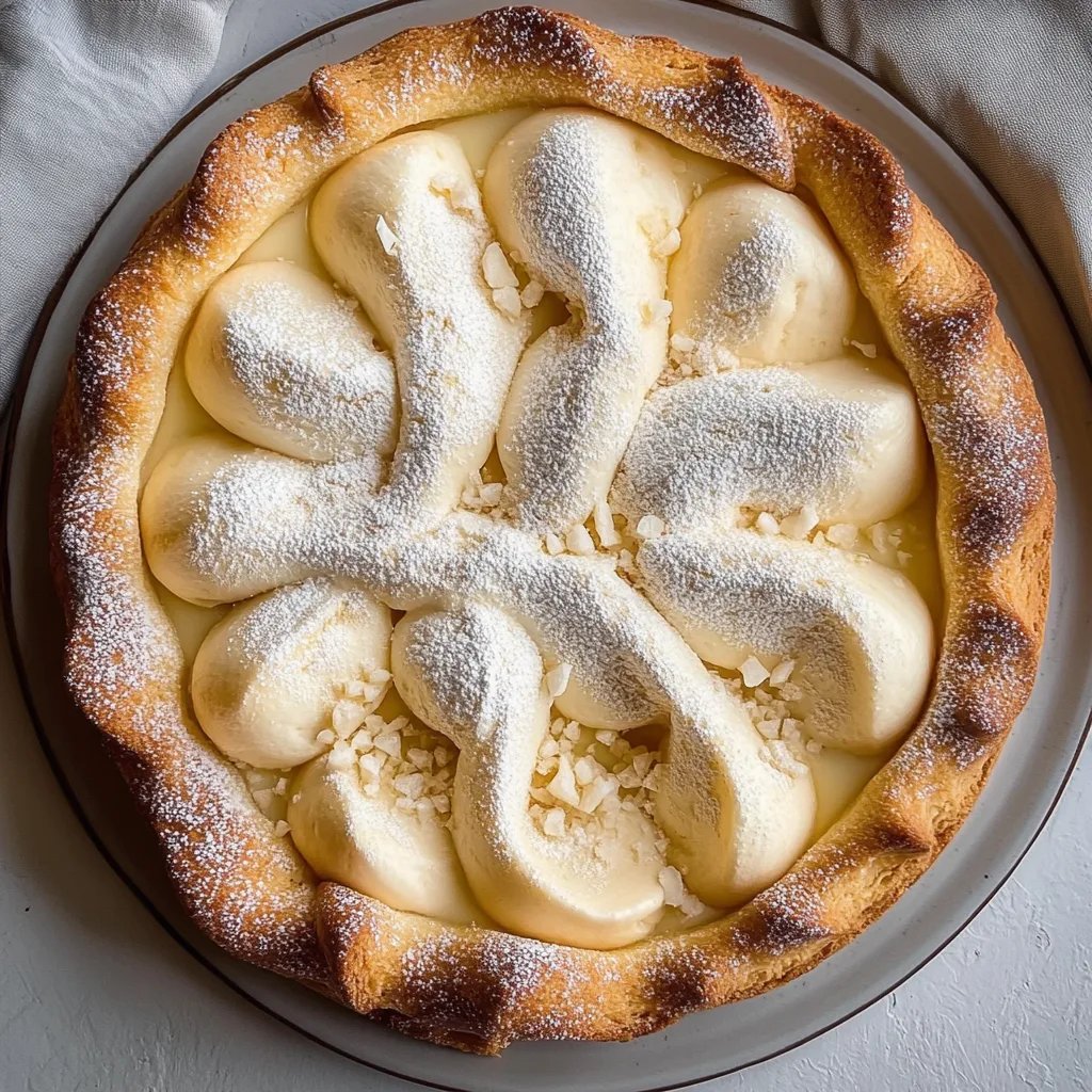 Vanillekipferl Käsekuchen