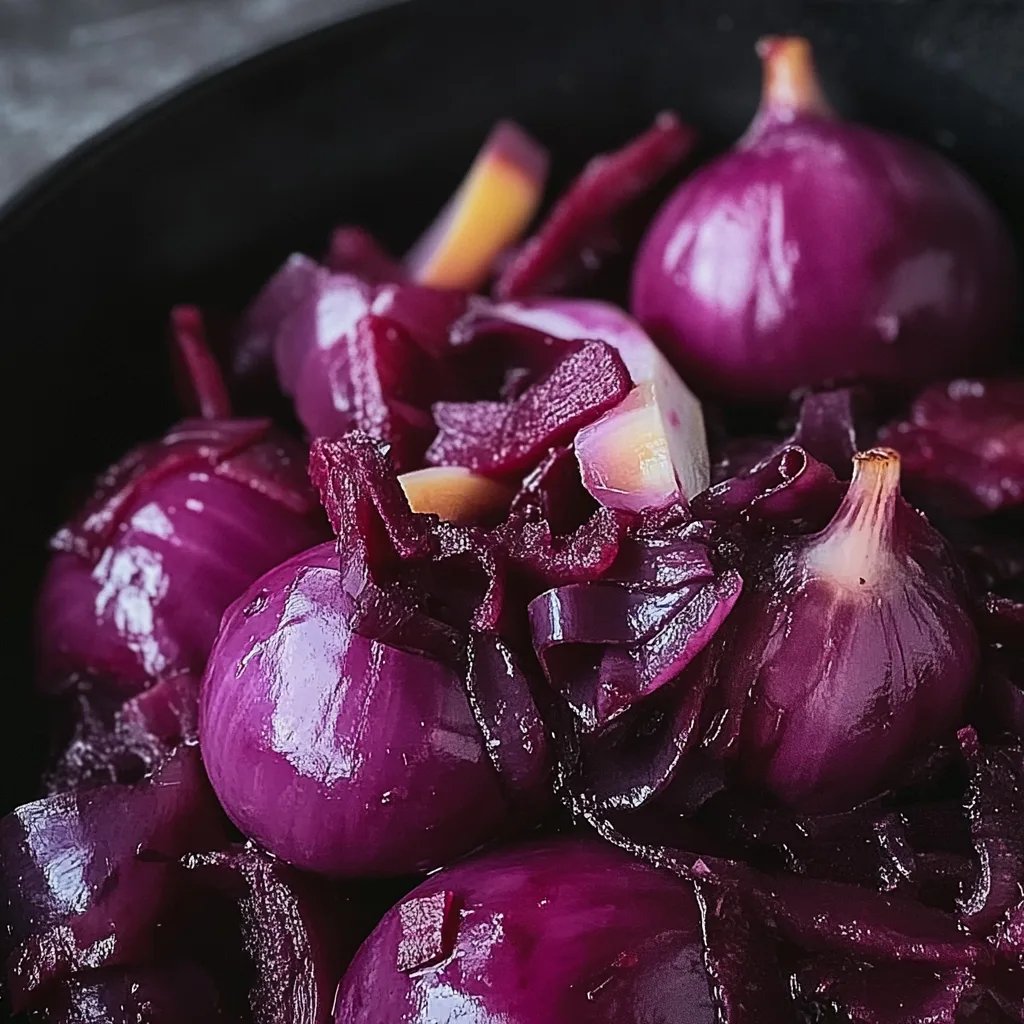 Weihnachtlich marinierter Rotkohl