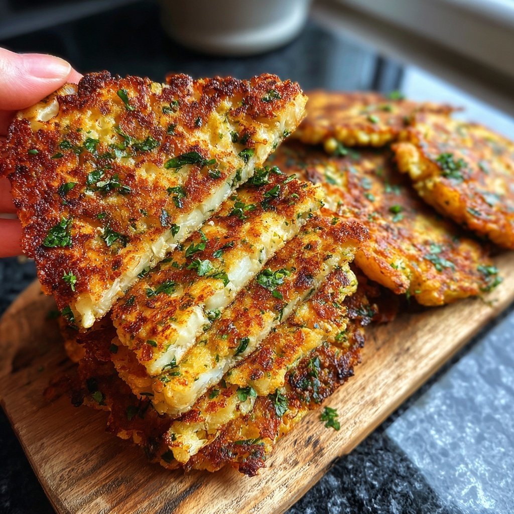 Blumenkohl Rösti Knusprig