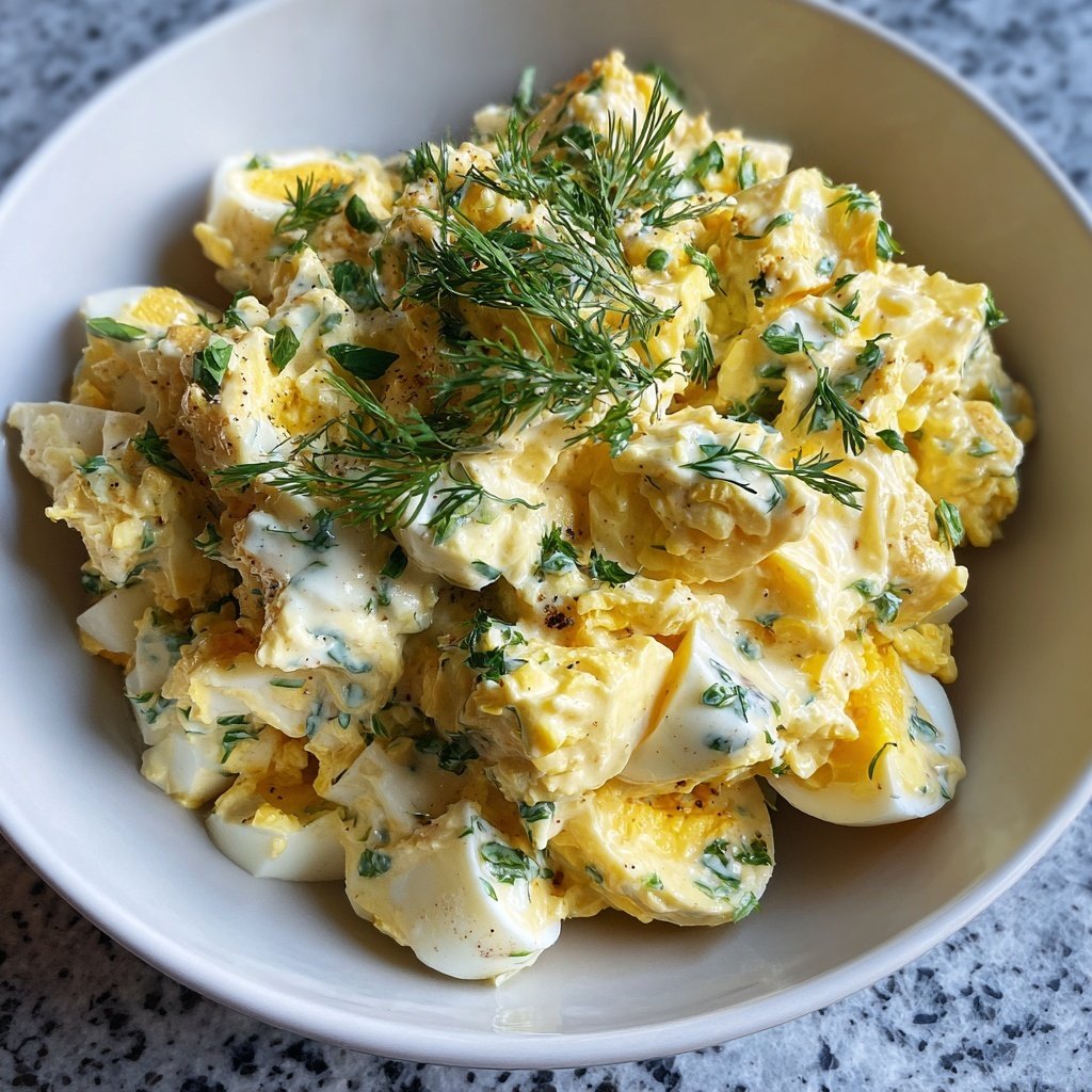 Schnell & Einfach 10-Minuten-Eiersalat mit Joghurt