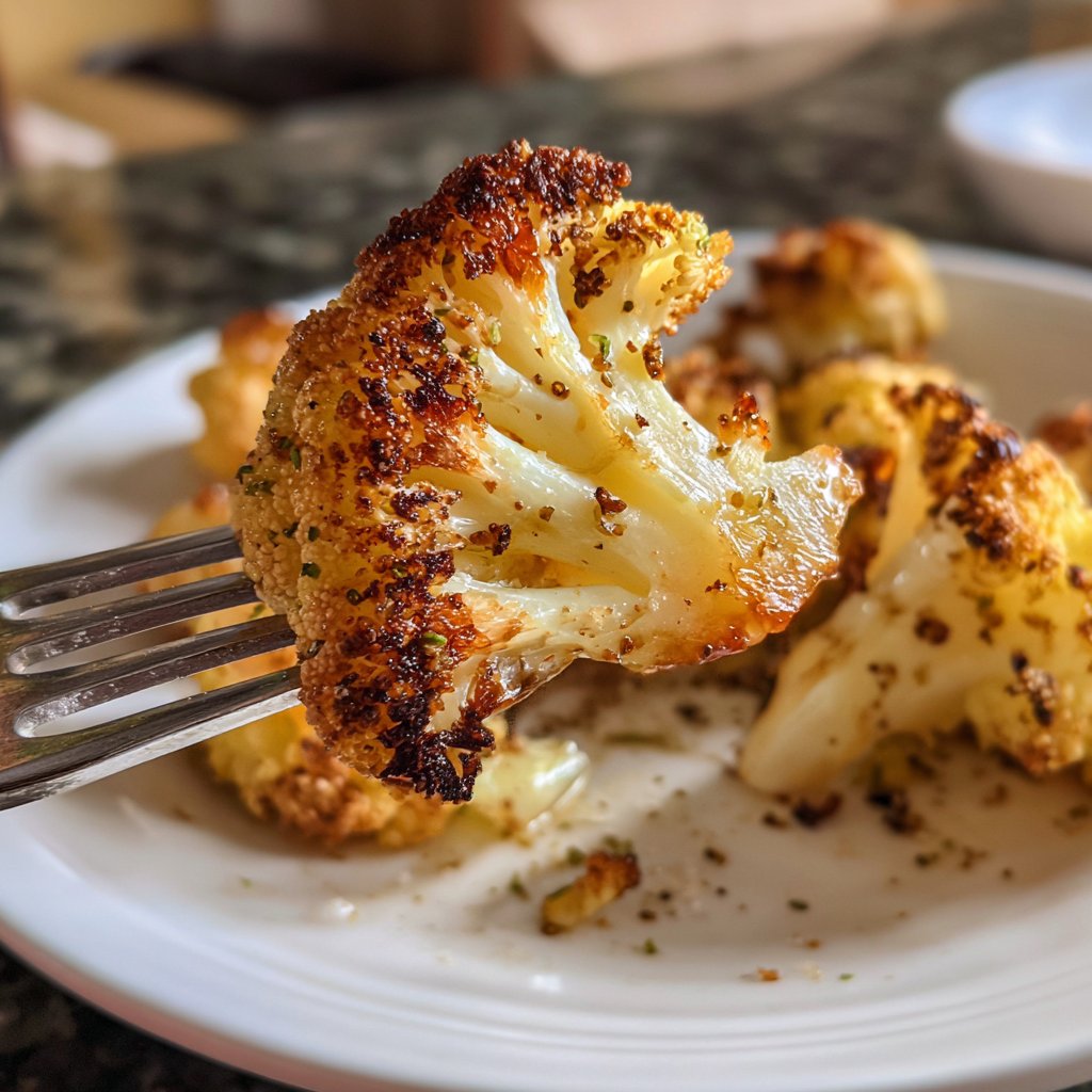Blumenkohl aus dem Ofen mit Kreuzkümmel