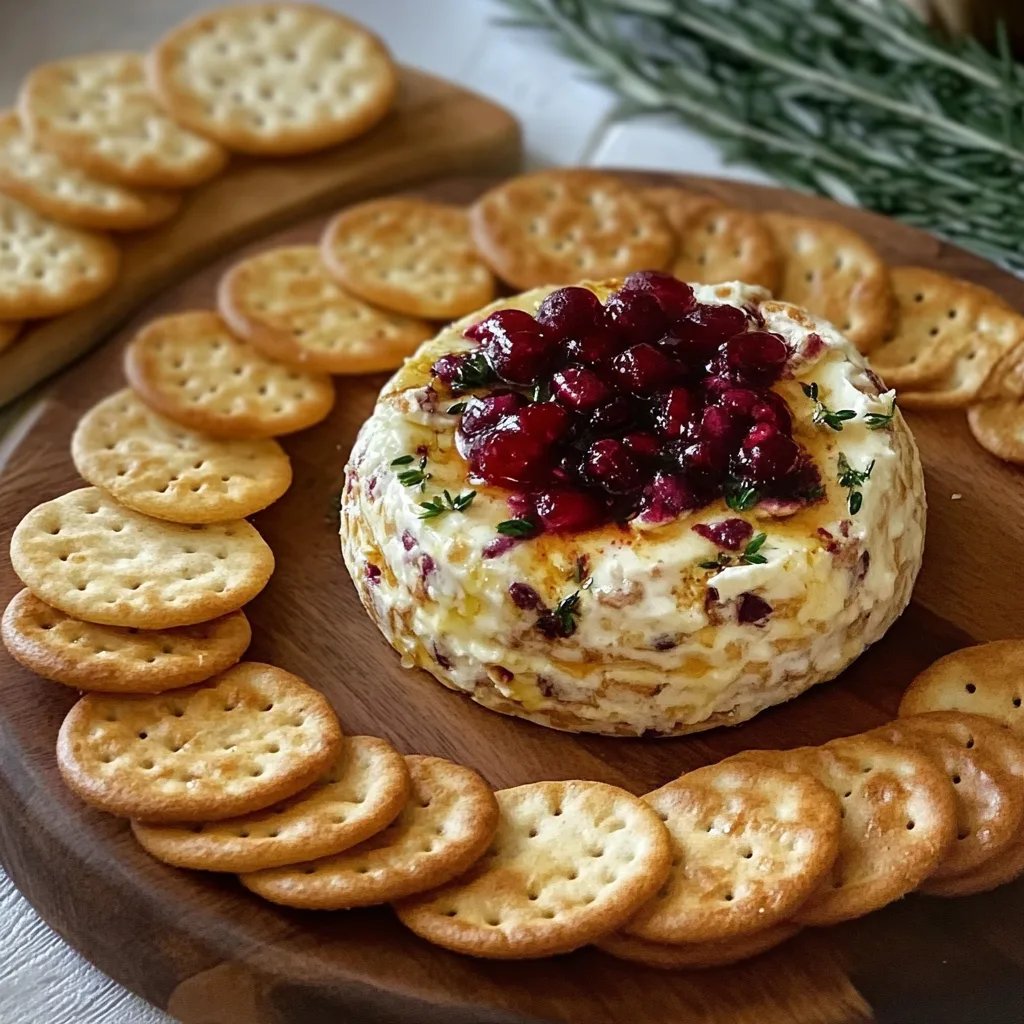 Cranberry Brie Käse Appetizer