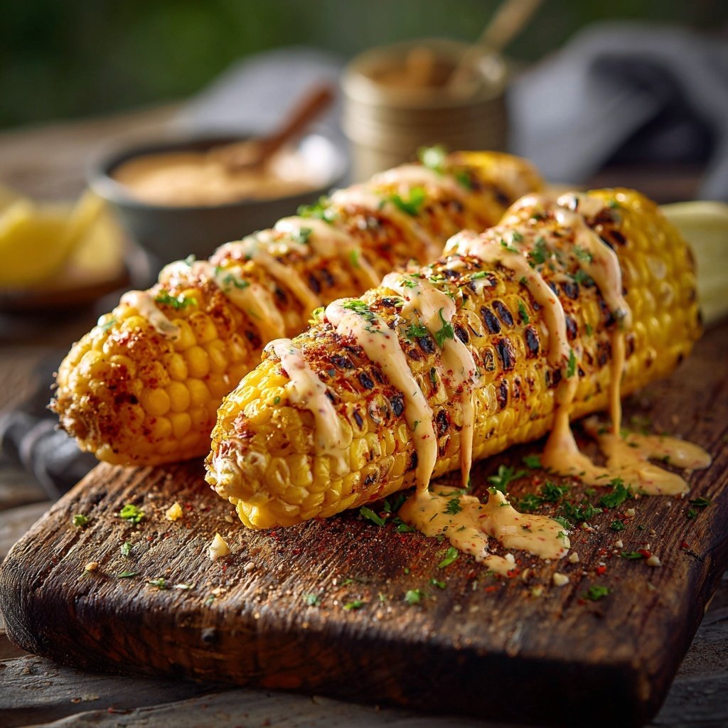 Ofen Mais Mit Paprika Butter