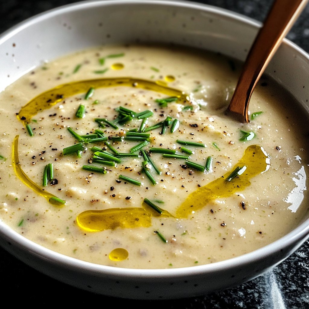 Blumenkohlsuppe ohne Aufwand
