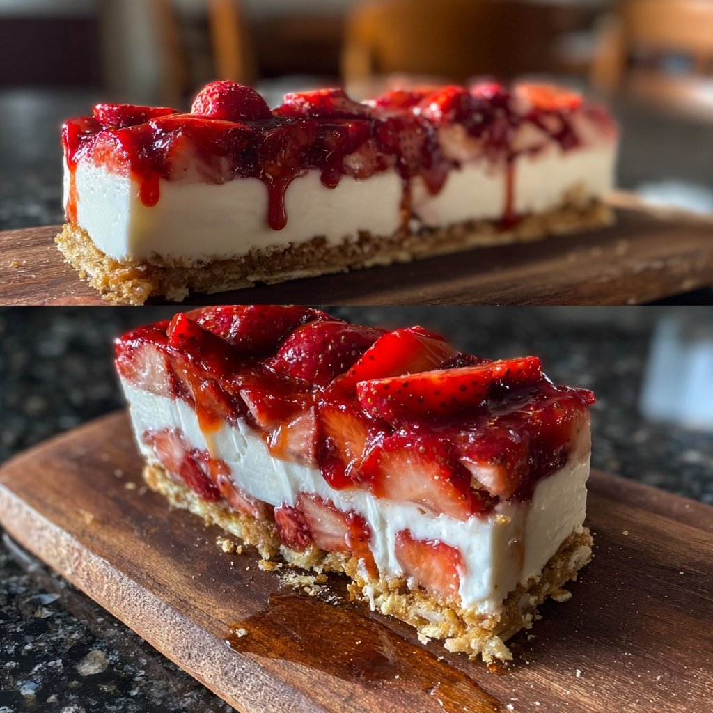 Erdbeer Quark Schnitten