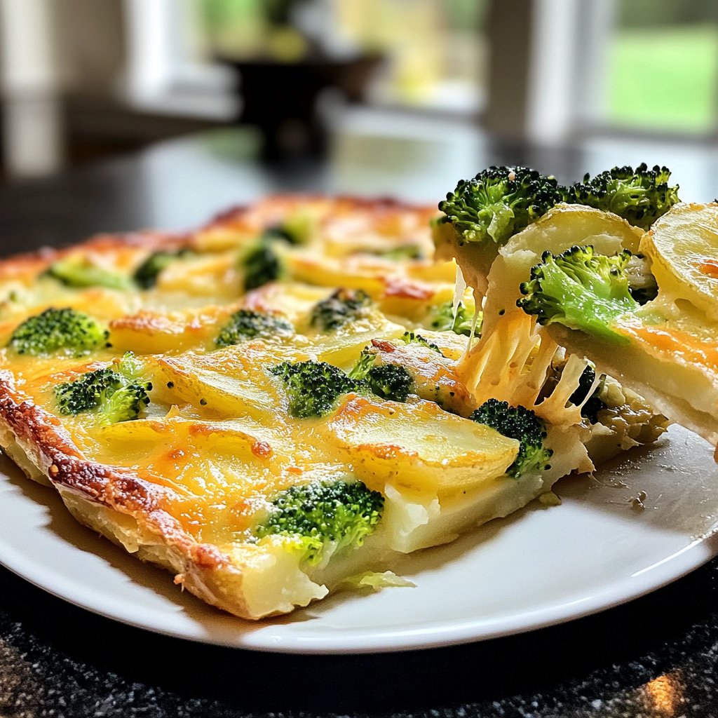 Kartoffelauflauf mit Brokkoli