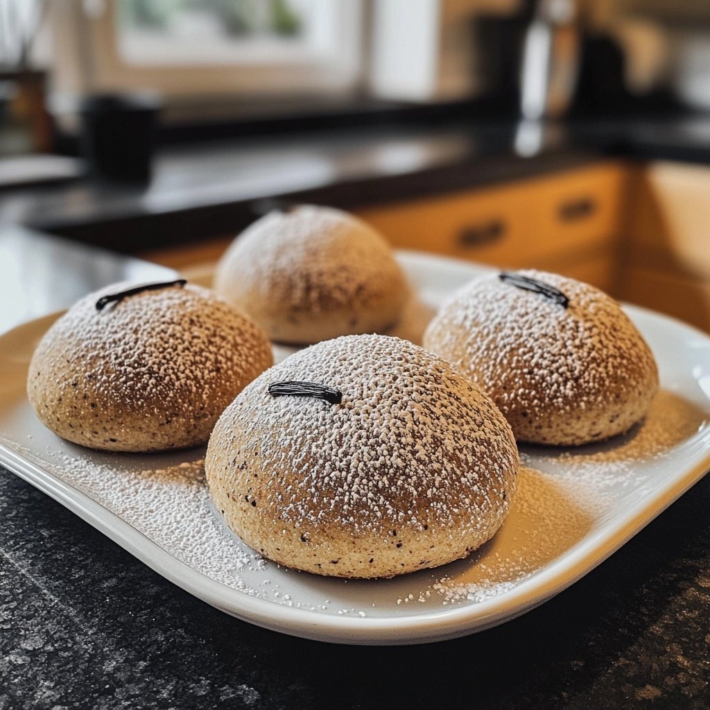 Protein Bällchen mit Vanille