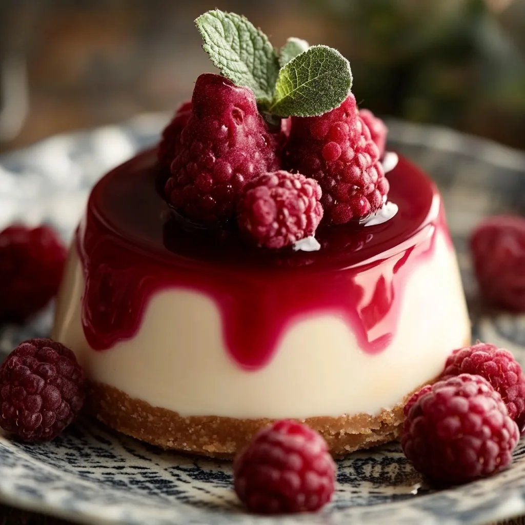 Spekulatius Dessert mit Himbeeren